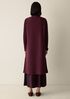 Lightweight Boiled Wool Shawl Collar Vest in Regenerative Wool