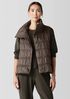 Eggshell Recycled Nylon Stand Collar Vest