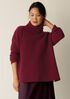 Recycled Wool Cashmere Turtleneck Top