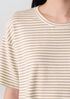 Striped Organic Cotton Slub Box-Top