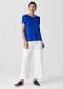Organic Linen Jersey Crew Neck Tee