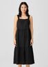 Organic Linen Tiered Dress