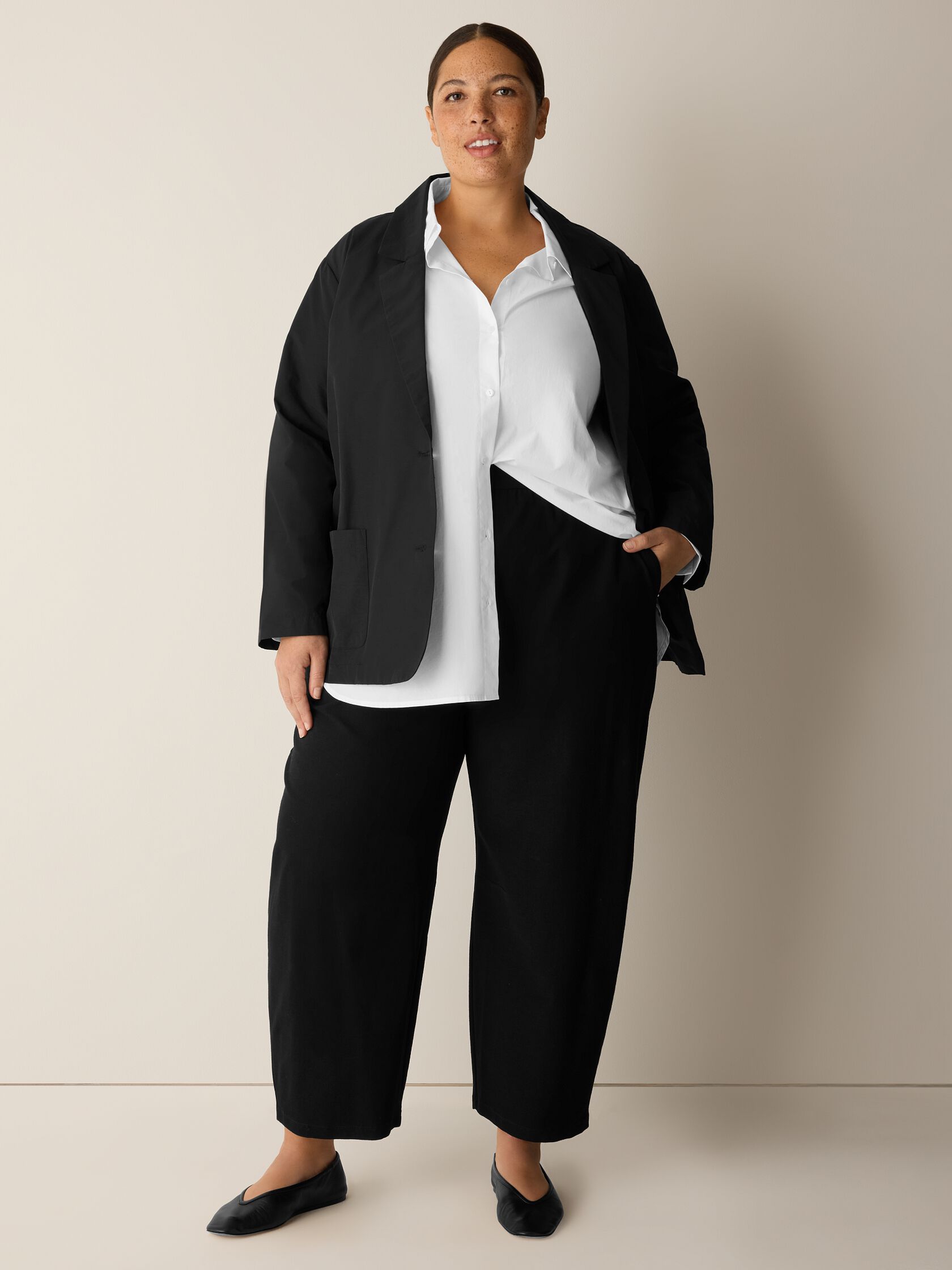 Washable Stretch Crepe Arch Pant