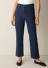Cotton Stretch Denim Straight Jean