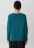 Superfine Merino Crew Neck Top in Regenerative Wool