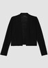 Organic Linen Cotton Jersey Cropped Cardigan