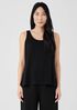 Stretch Jersey Knit Scoop Neck Tank