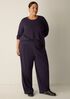 Cozy Brushed Terry Hug Straight Pant