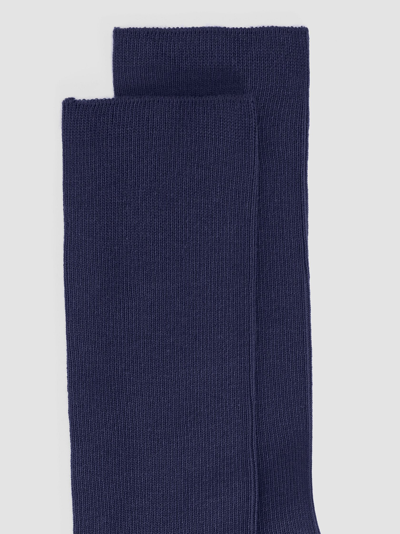 Cotton Rib Crew Sock