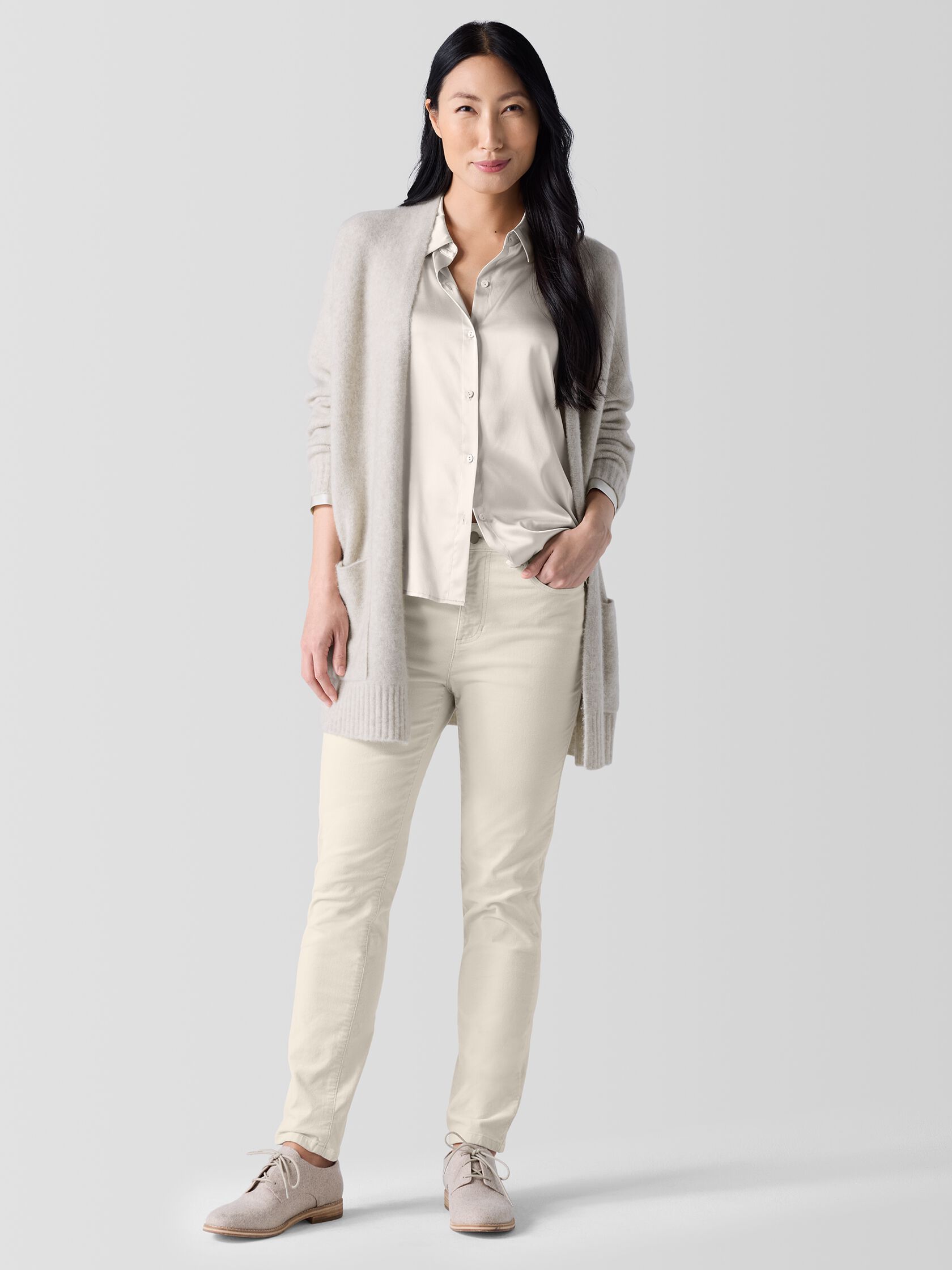 Organic Cotton Stretch Velveteen Pant