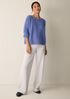 Cashmere Silk Bliss Bateau Neck Top