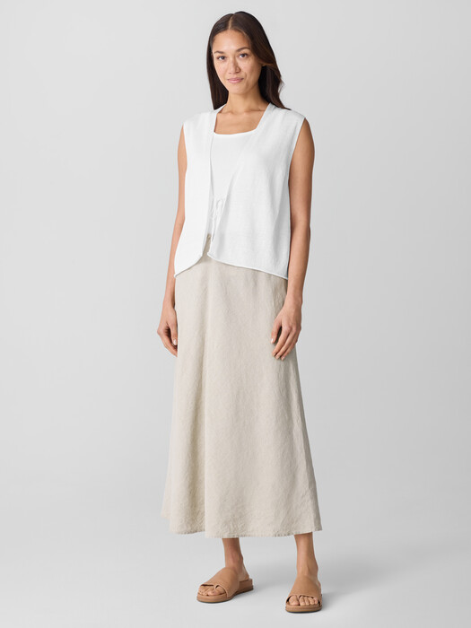 Organic Linen Bias Skirt