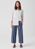 Airy Organic Cotton Twill Wide Trouser Pant