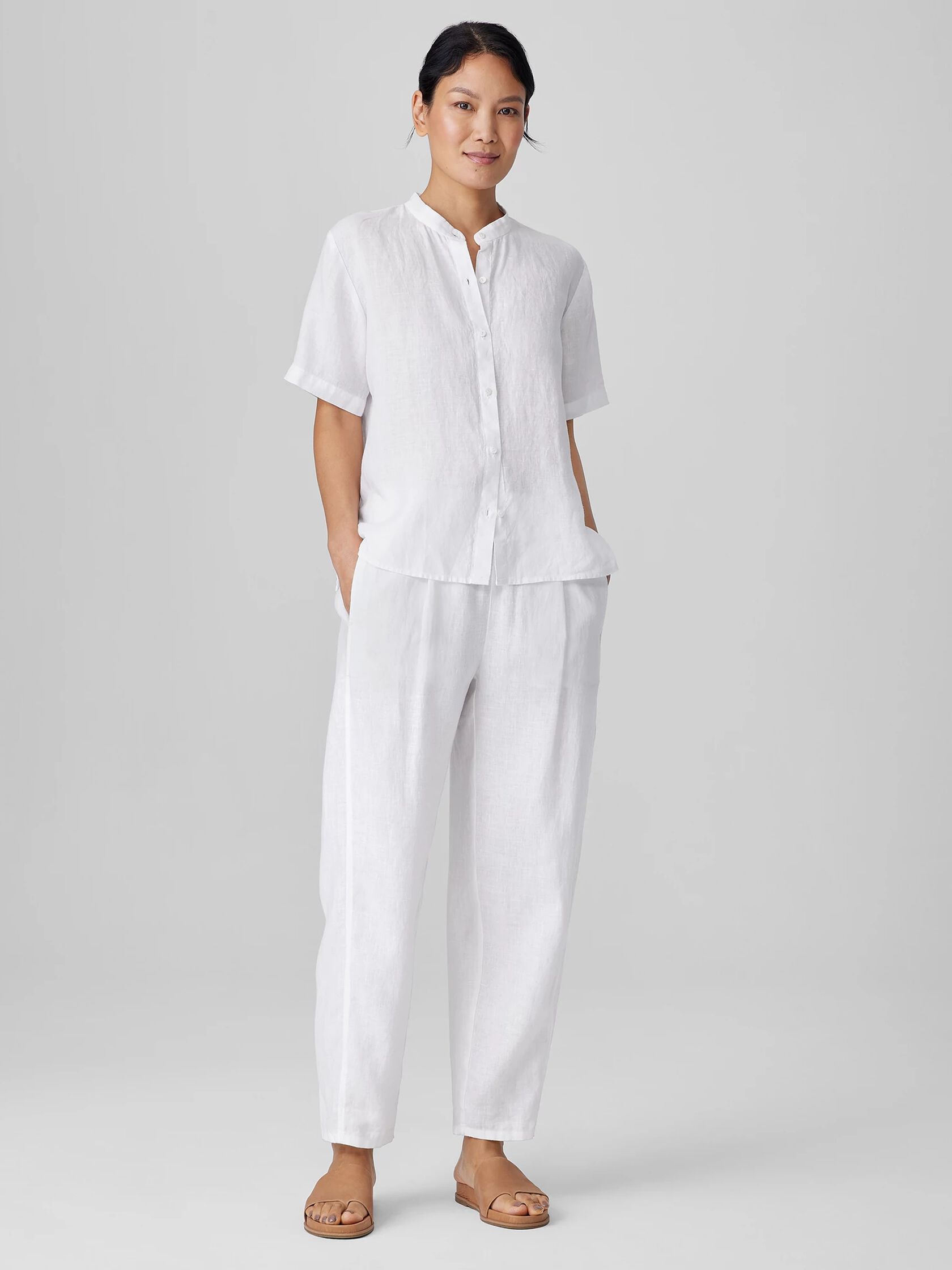 Organic Linen Lantern Pant