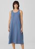 Organic Cotton Gauze Scoop Neck Dress