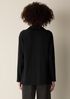 Cozy Brushed Terry Hug Split Neck Long Top