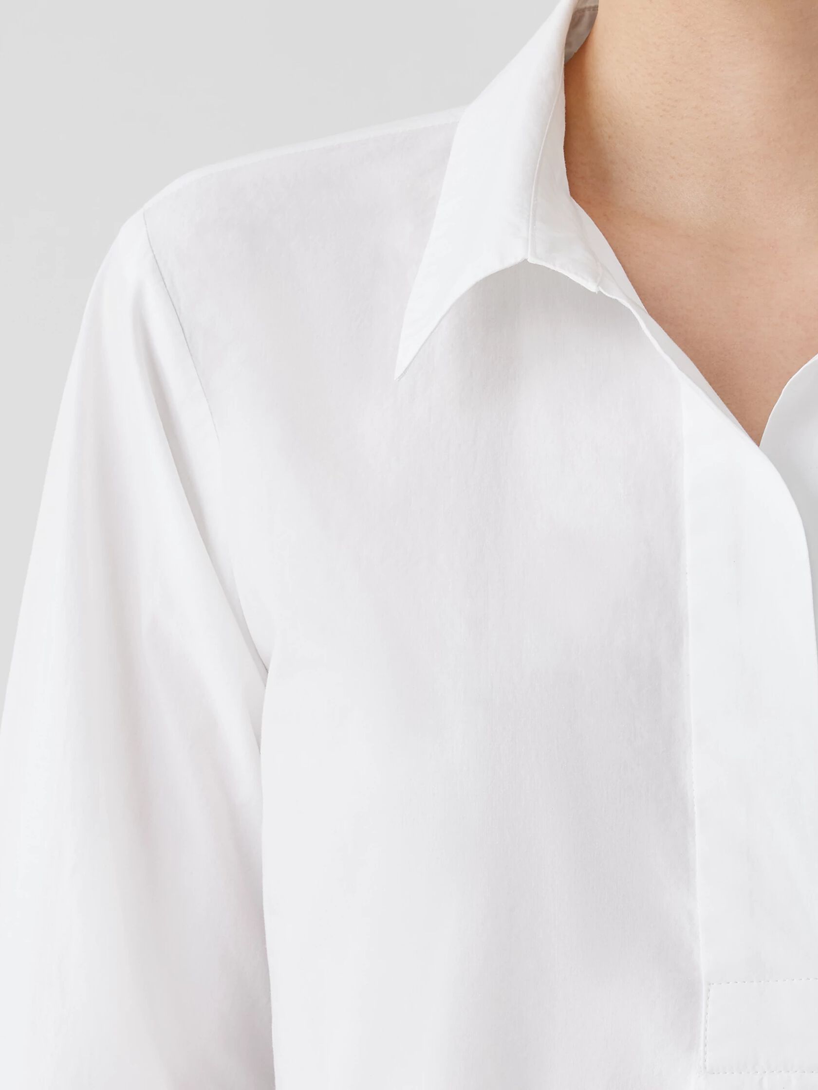 Washed Organic Cotton Poplin Shirt