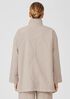 Cotton Hemp Stretch Stand Collar Jacket