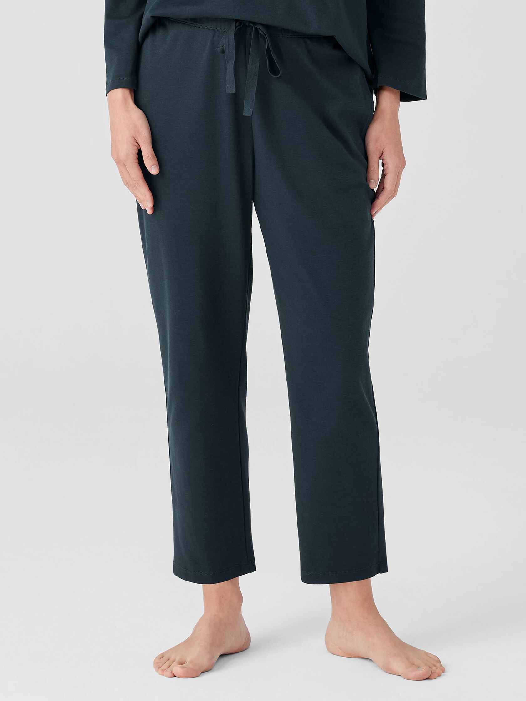 Organic Cotton Interlock Slouchy Sleep Pant