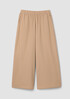 Washed Organic Cotton Poplin Wide-Leg Pant