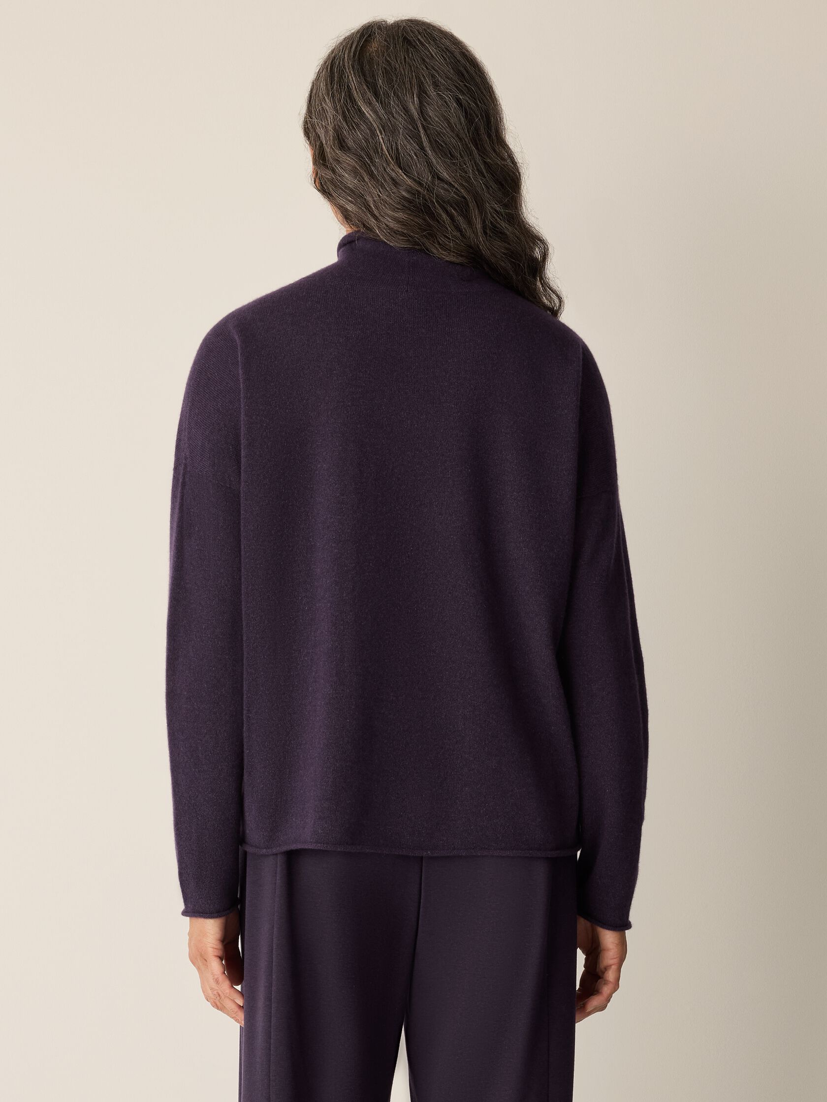 Italian Cashmere Turtleneck Top