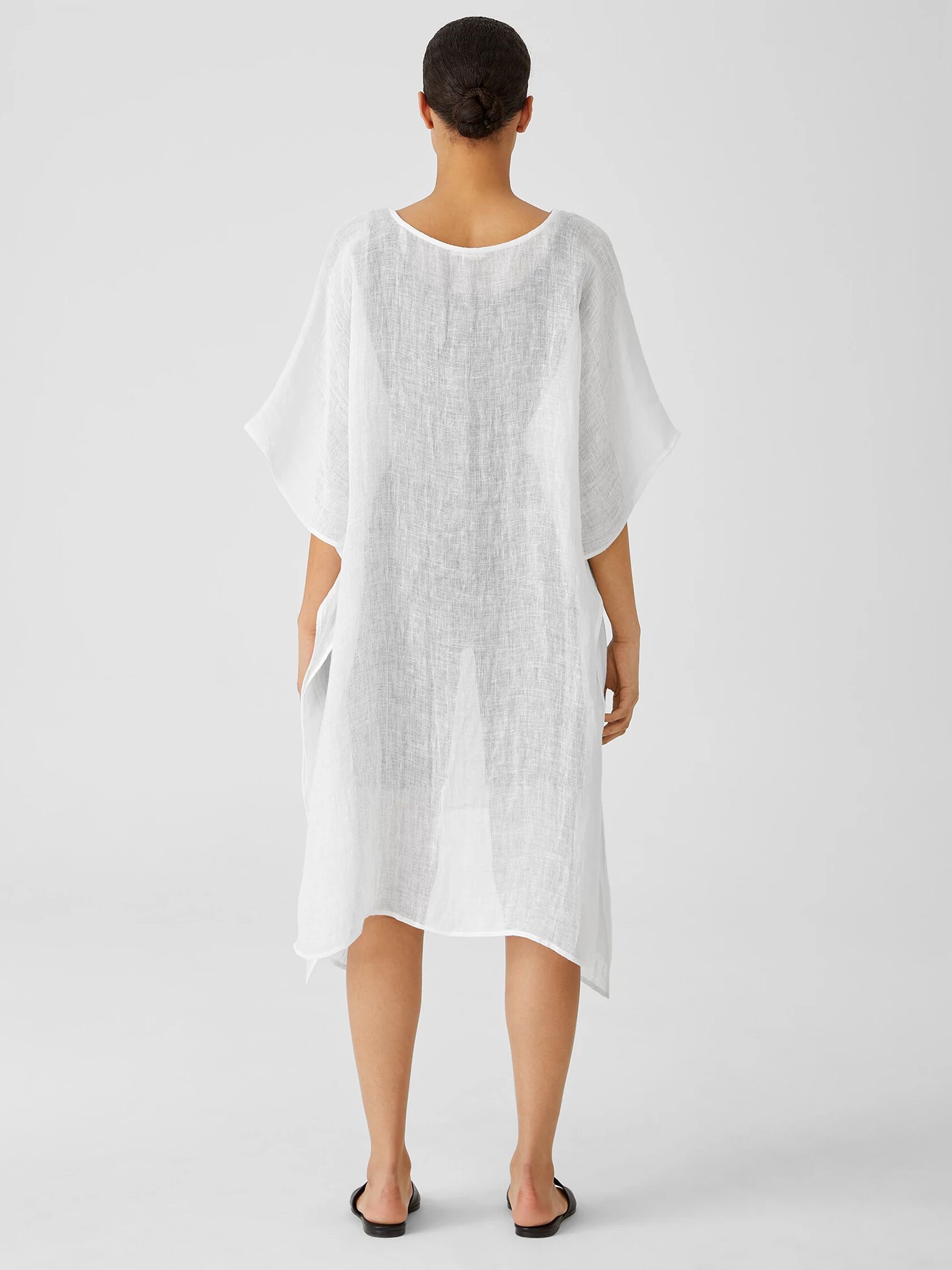 Organic Linen Gauze Caftan