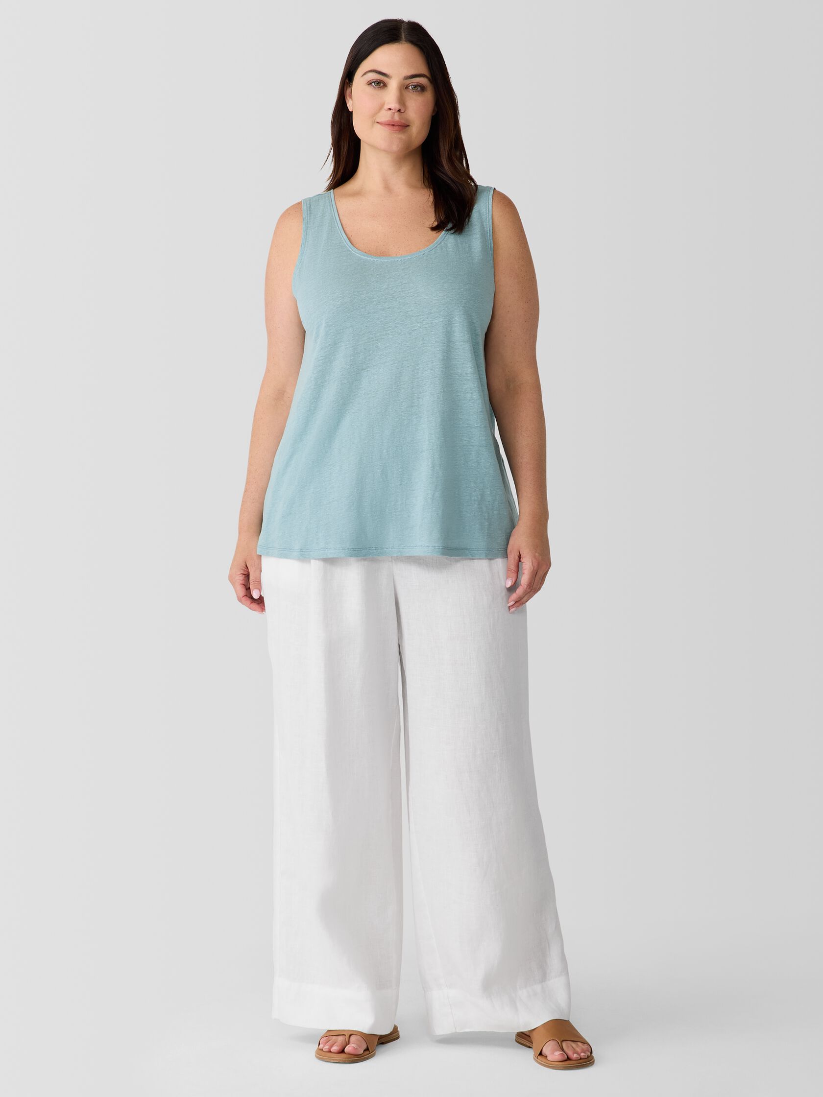 Organic Linen Jersey Tank