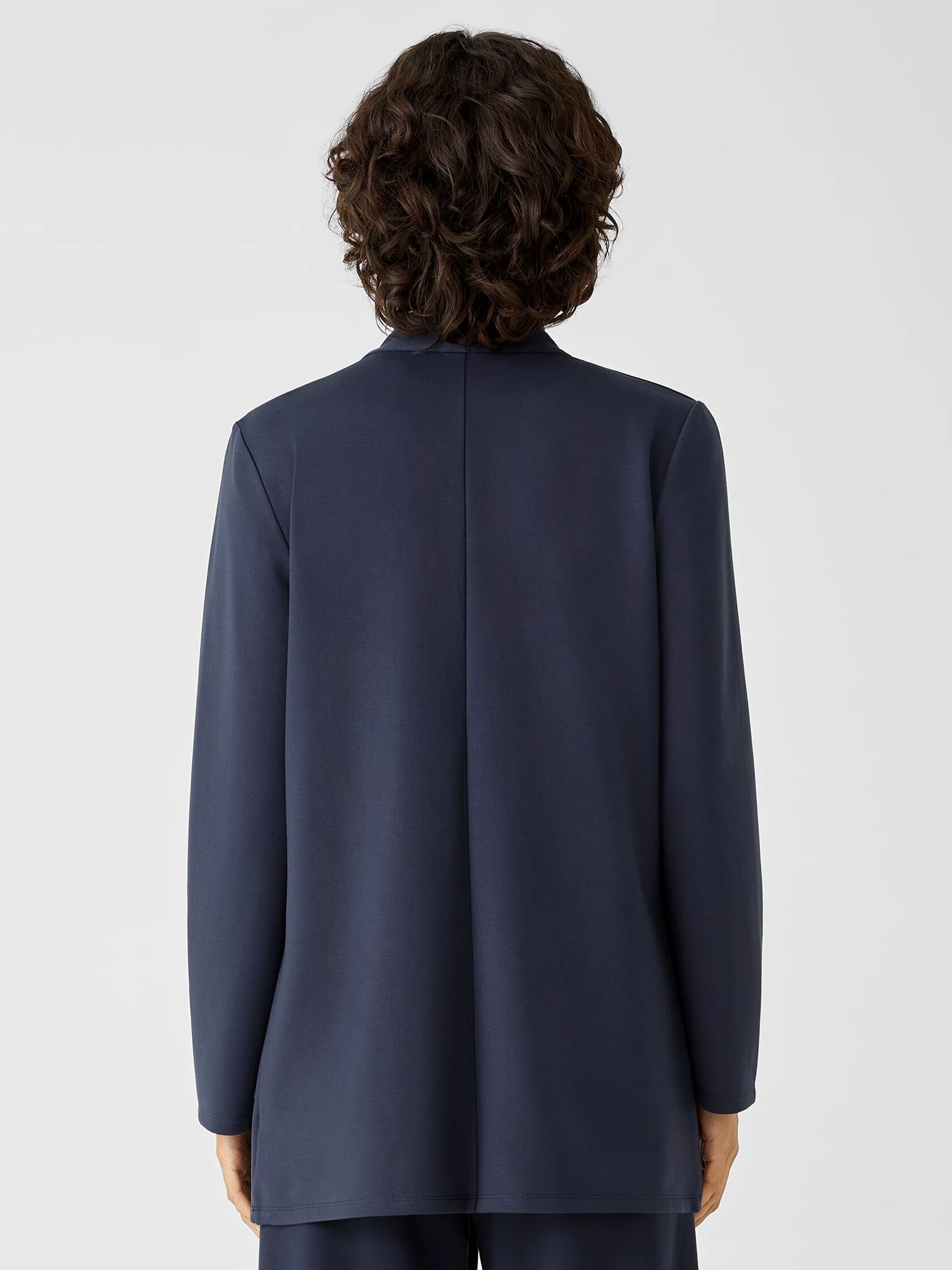 Washable Flex Ponte High Collar Jacket