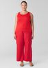 Organic Cotton Stretch Rib Scoop Neck Tank