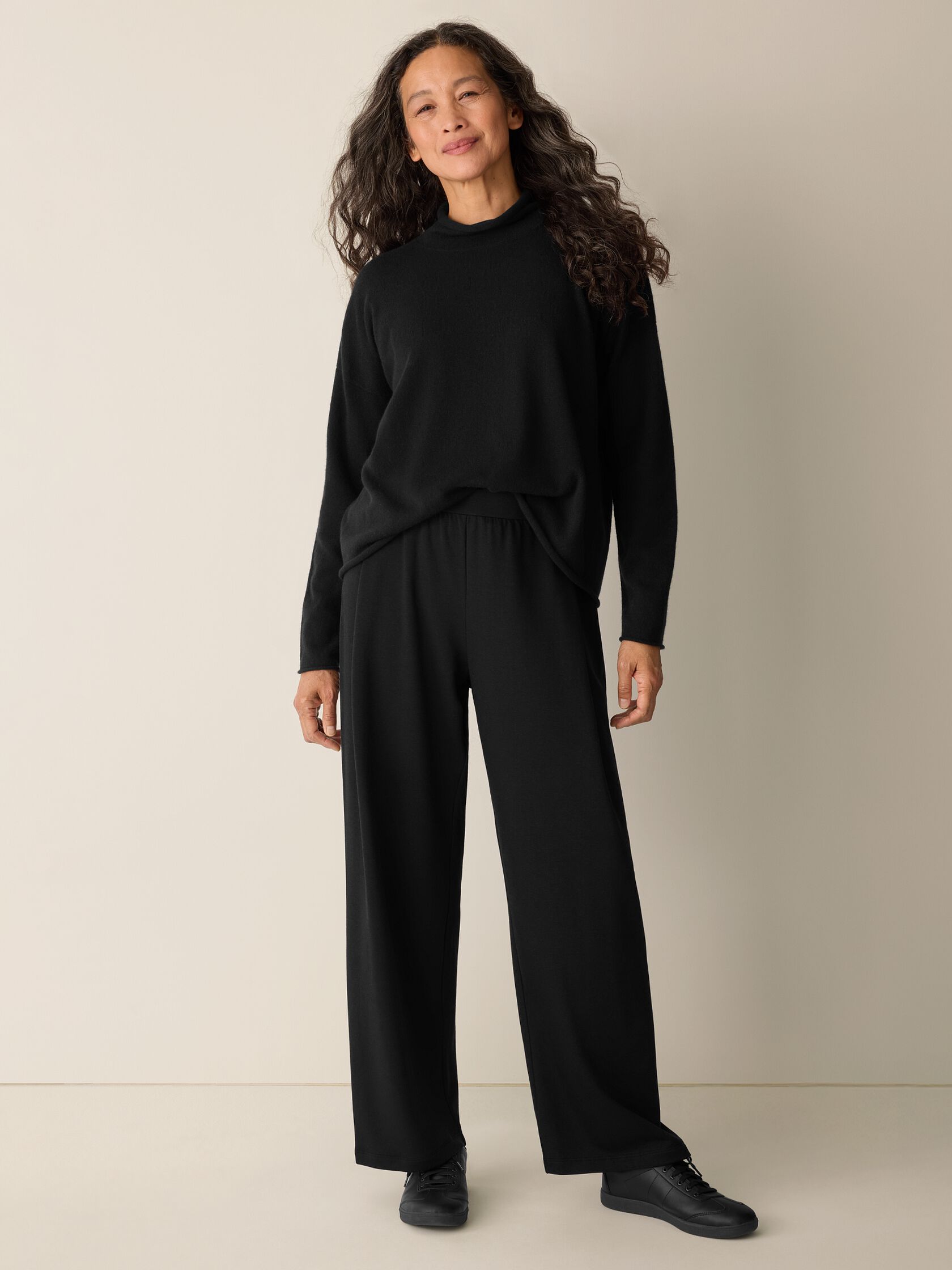 Cozy Brushed Terry Hug Straight Pant