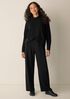 Cozy Brushed Terry Hug Straight Pant