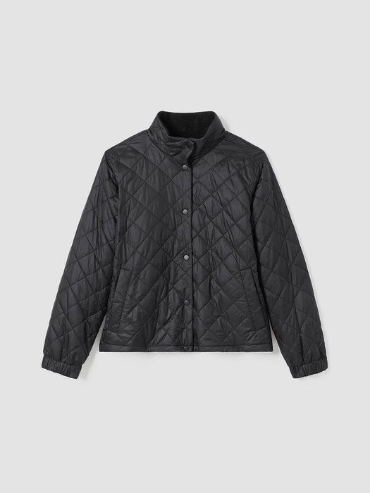 Eggshell Recycled Nylon Reversible Jacket