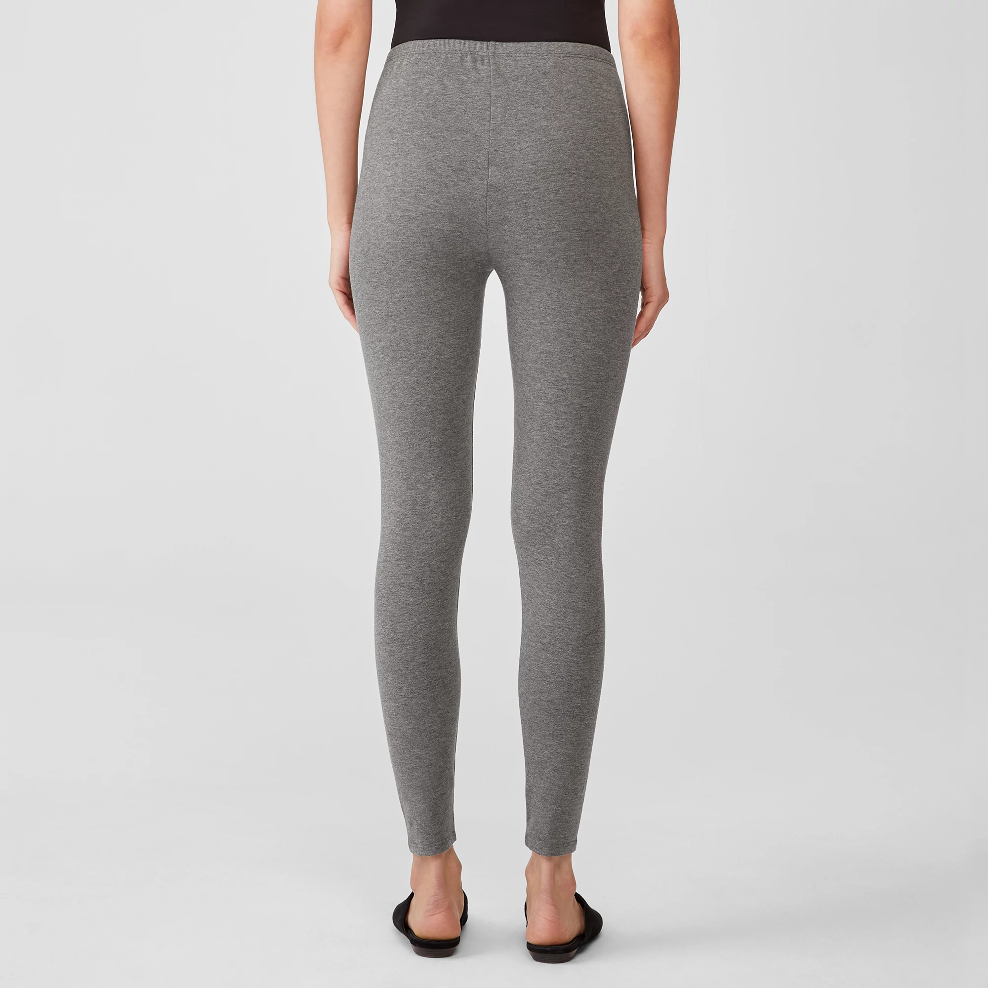 Cozy Brushed Terry Leggings | EILEEN FISHER