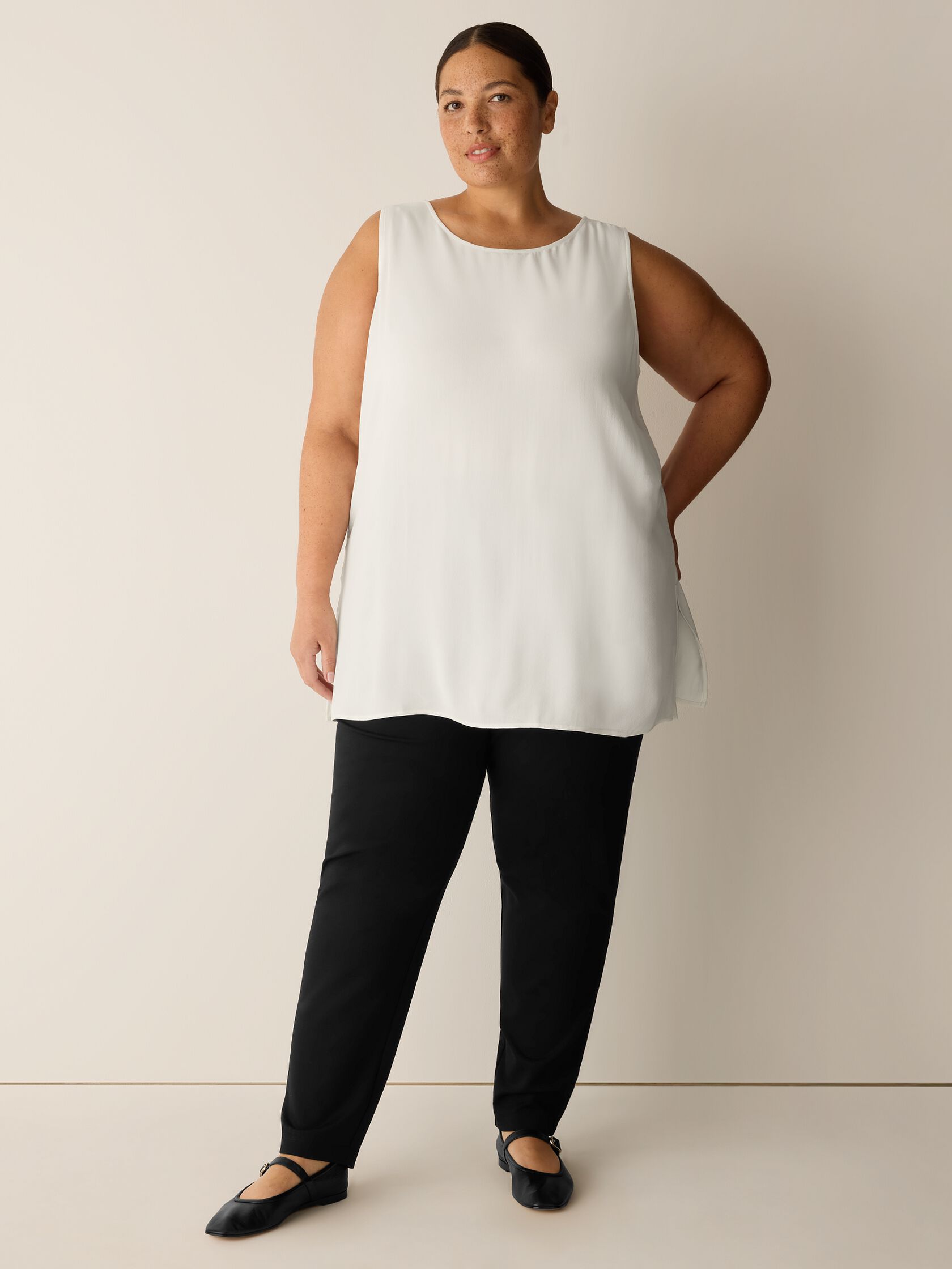 Washable Flex Ponte Slim Pant
