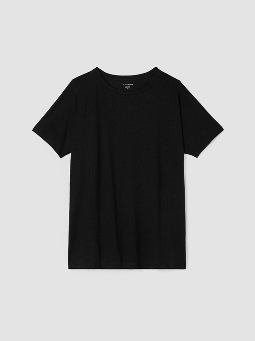 Organic Linen Jersey Long Tee