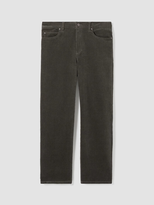 Organic Cotton Stretch Corduroy Straight Pant