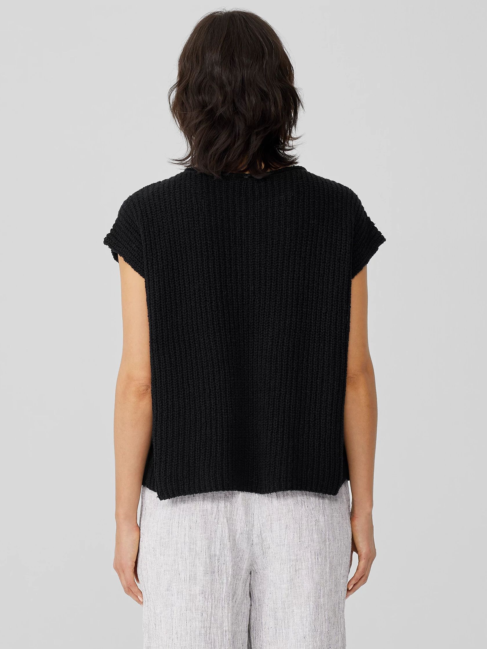 Peruvian Organic Cotton Boucle Square Top