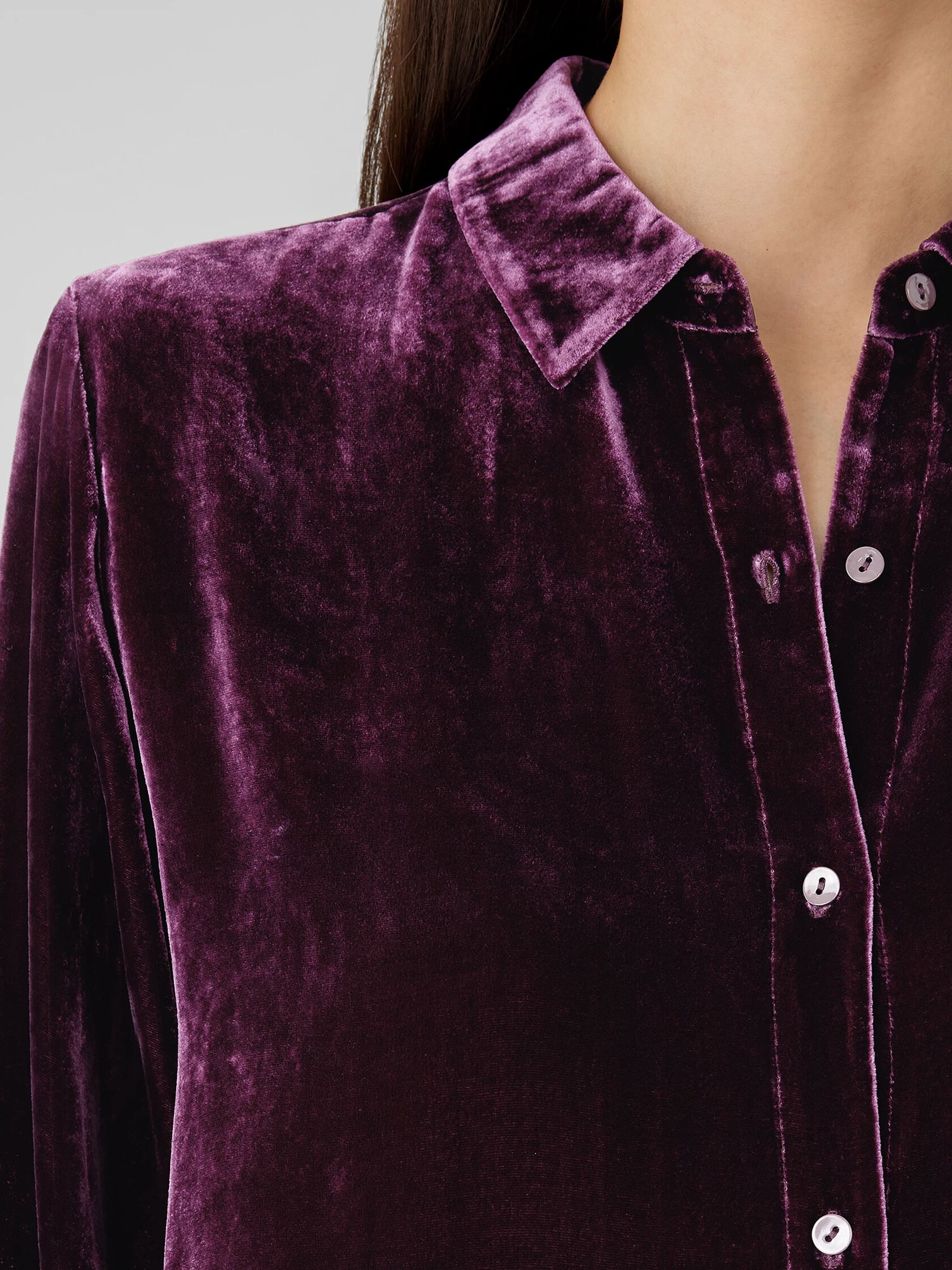 Velvet Classic Collar Shirt