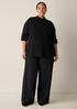 Washable Flex Ponte High Waisted Wide-Leg&nbsp;Pant