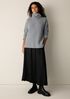 Recycled Wool Cashmere Turtleneck Top