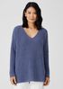 Italian Cashmere V-Neck Long Top