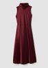 Stretch Silk Charmeuse Bias Cowl Neck Dress