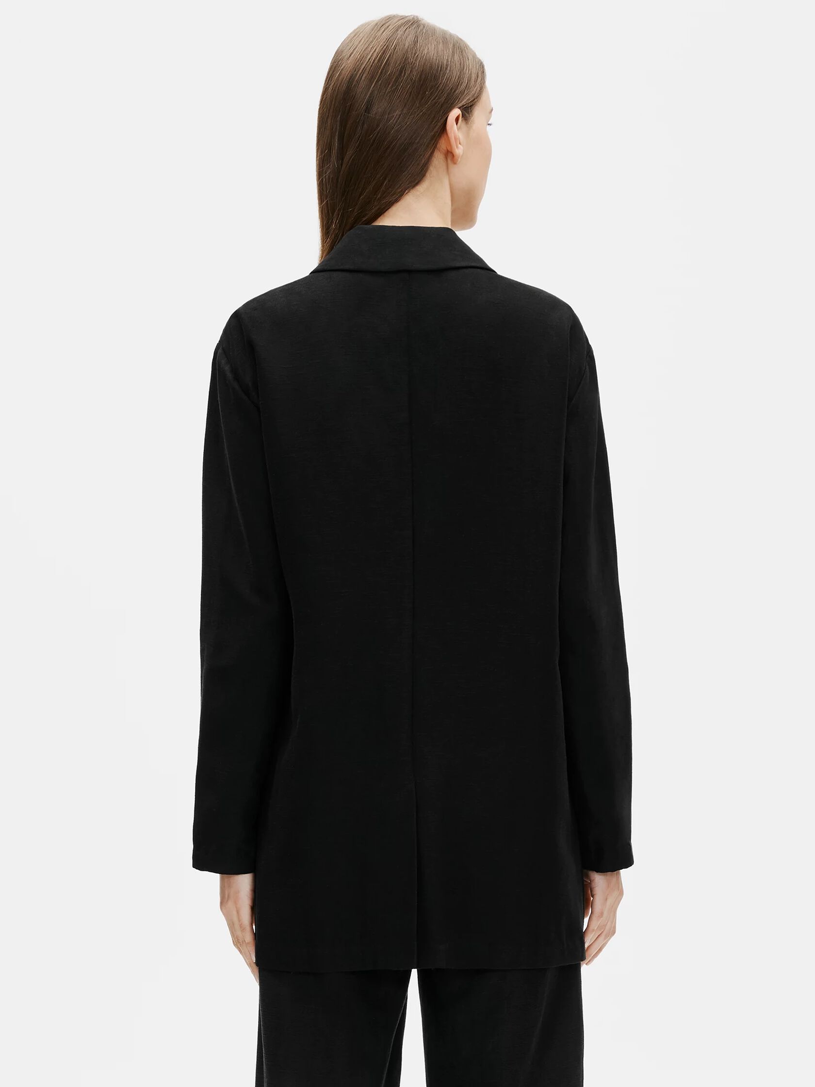 Tencel and Linen Slub Blend Blazer