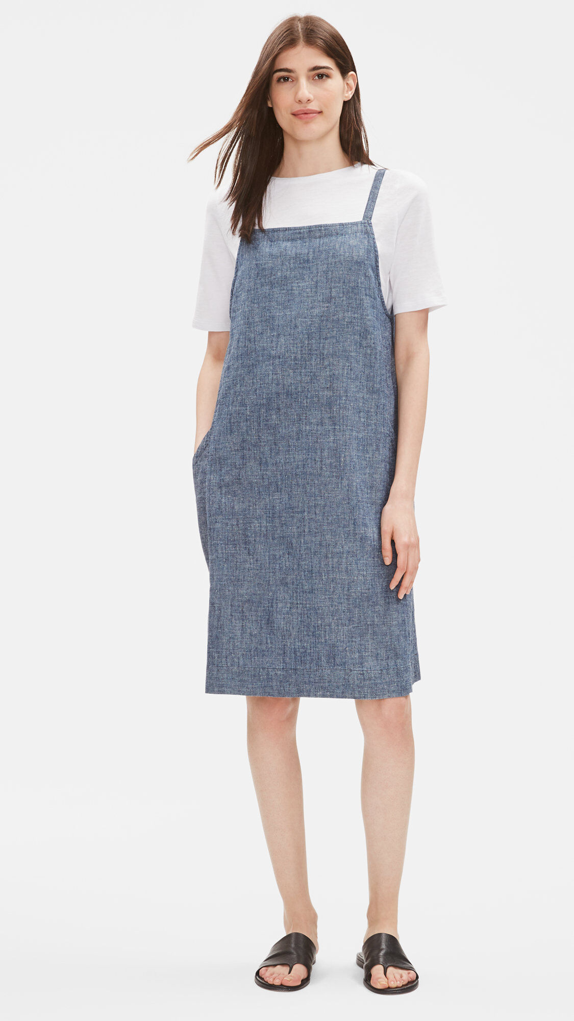 Eileen fisher denim dresses hot sale