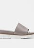 Touch Leather Flatform Sandal