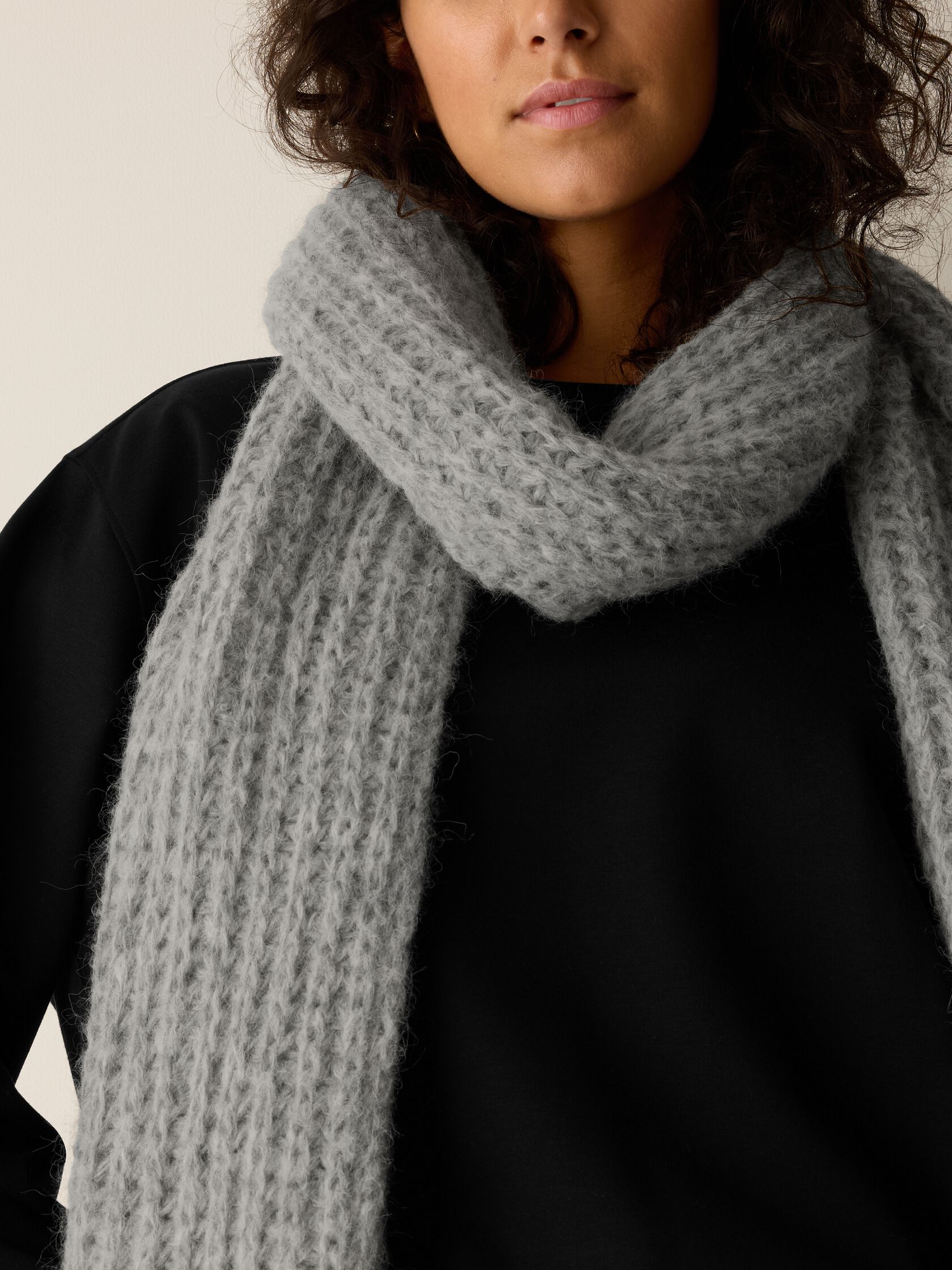 Brushed Peruvian Alpaca Blend Scarf