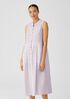 Garment-Dyed Organic Handkerchief Linen Pleated Dress