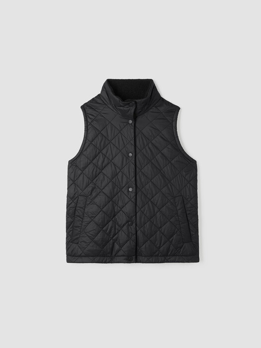 Eggshell Recycled Nylon Reversible Vest