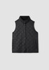 Eggshell Recycled Nylon Reversible Vest