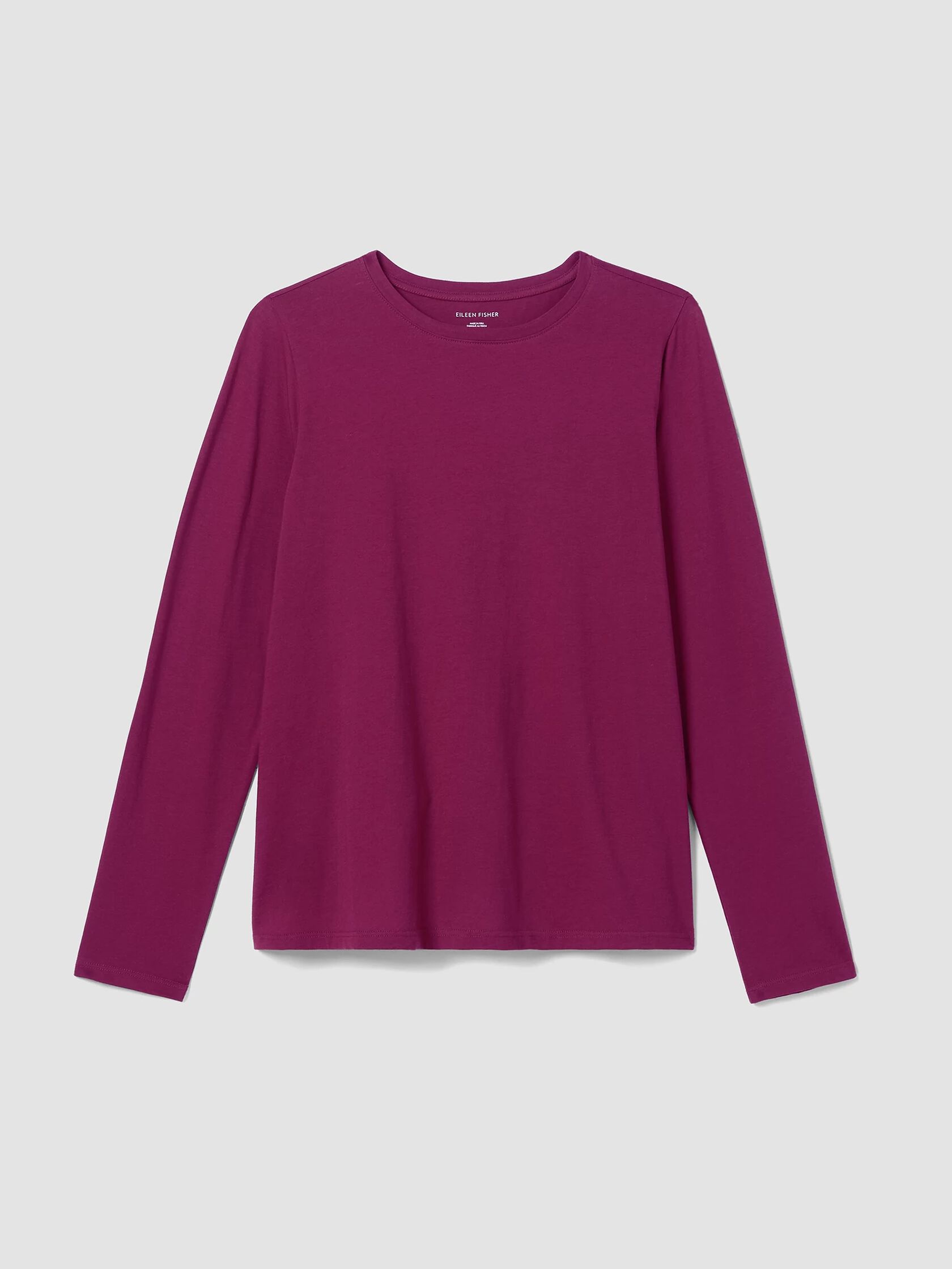 Organic Pima Cotton Jersey Long-Sleeve Tee